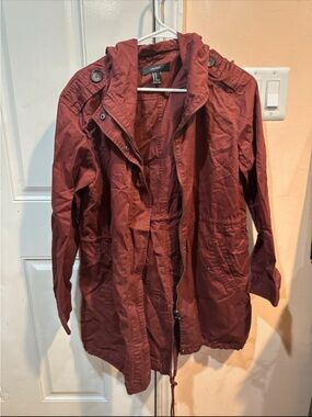 Forever 21 Women's Rust Utility Anorak Jacket